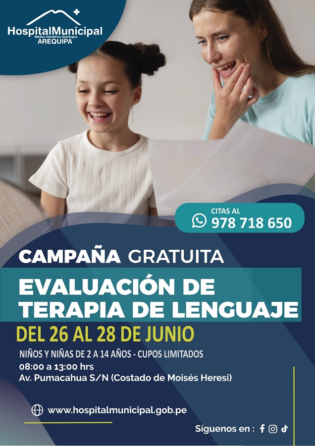 campaña gratuita de terapia de lenguaje